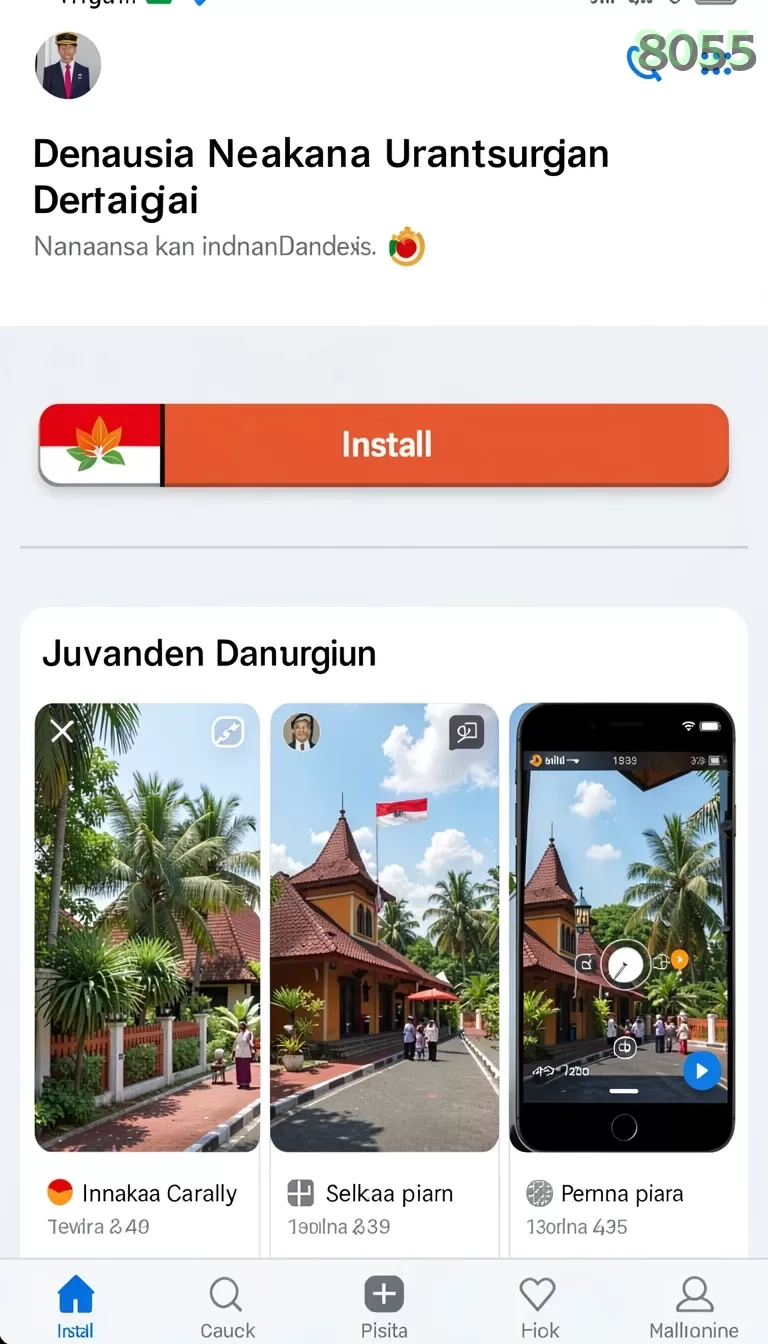 Cuplikan layar MENANGBET — halaman utama